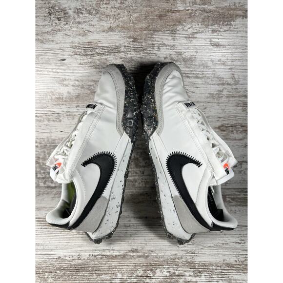 Women's Nike Waffle Racer Crater Summit White/Black Photon Dust Sneakers Sz 8.5 - Picture 8 of 11